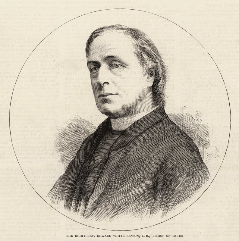 Pravoslavný Edward White Benson, DD, biskup z Truro (rytina) od English School