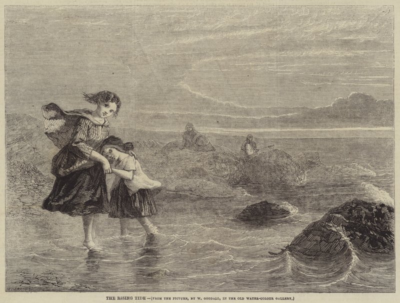 The Rising Tide (rytina) od English School