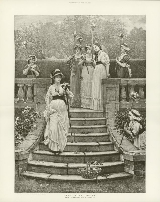 Královna růží, Charles Dunlop Leslie od English School