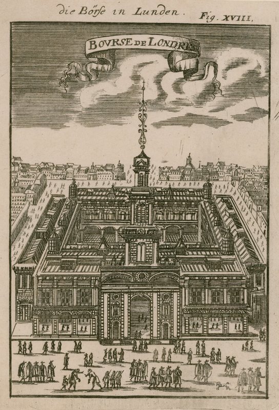 Royal Exchange, Londýn od English School