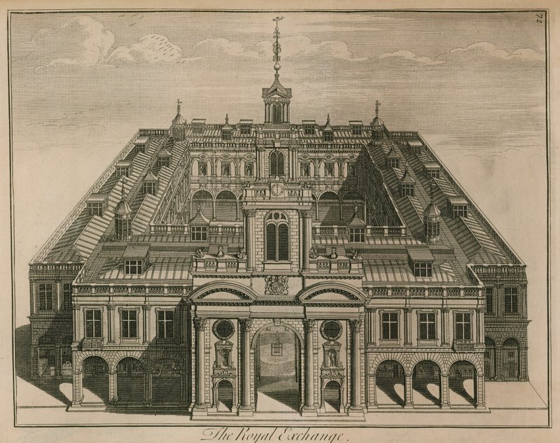 Královská burza, Londýn od English School