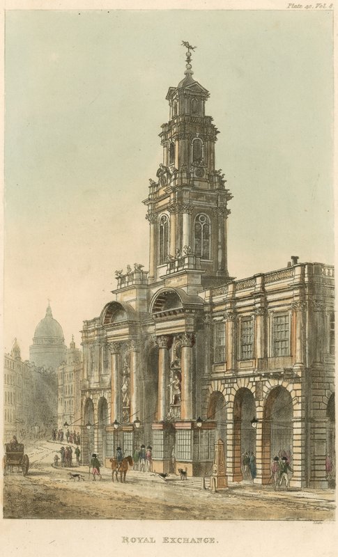 Royal Exchange, Londýn od English School