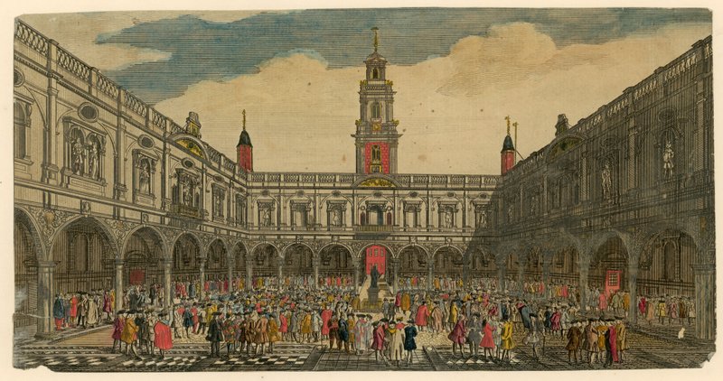 Royal Exchange, Londýn od English School