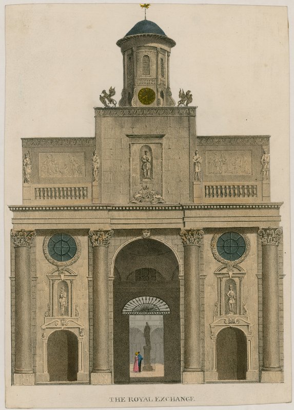 Royal Exchange, Londýn od English School