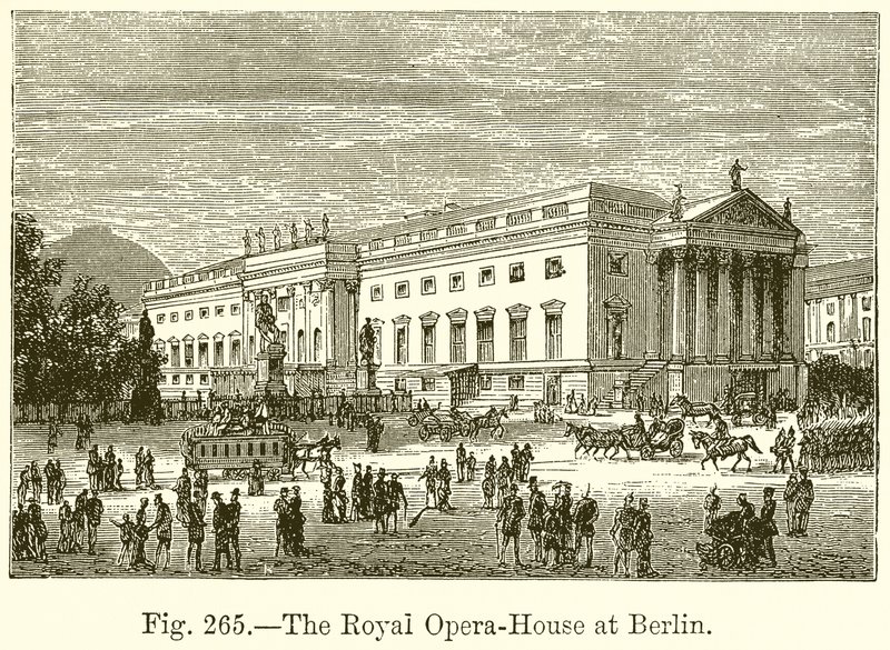 Královská opera v Berlíně od English School