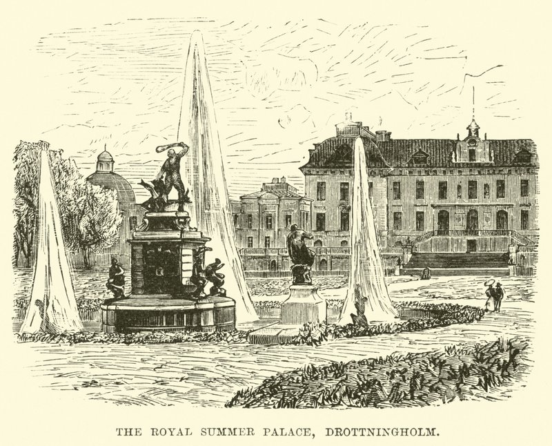 Královský letohrádek, Drottningholm od English School