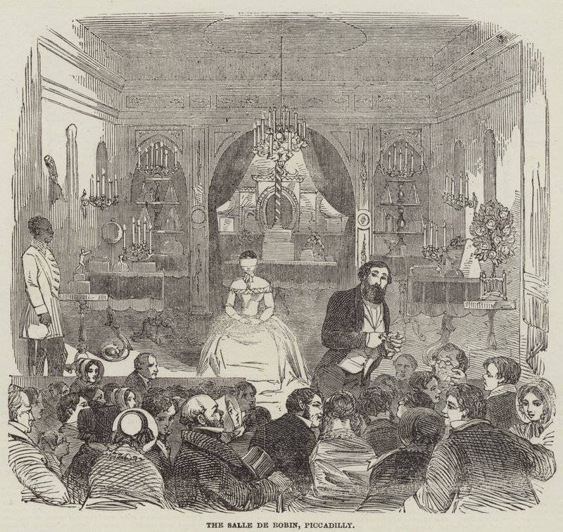 Salle de Robin, Piccadilly (rytina) od English School