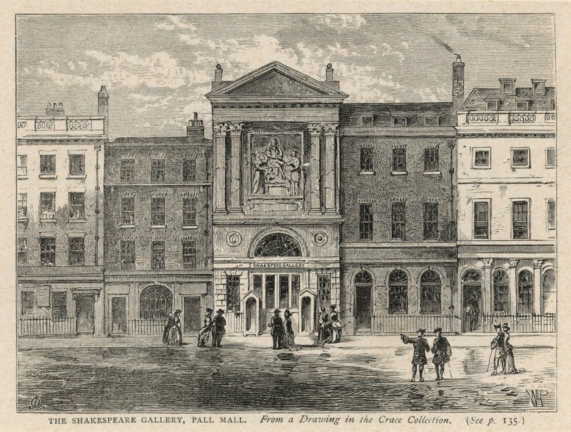 Shakespearova galerie na Pall Mall od English School