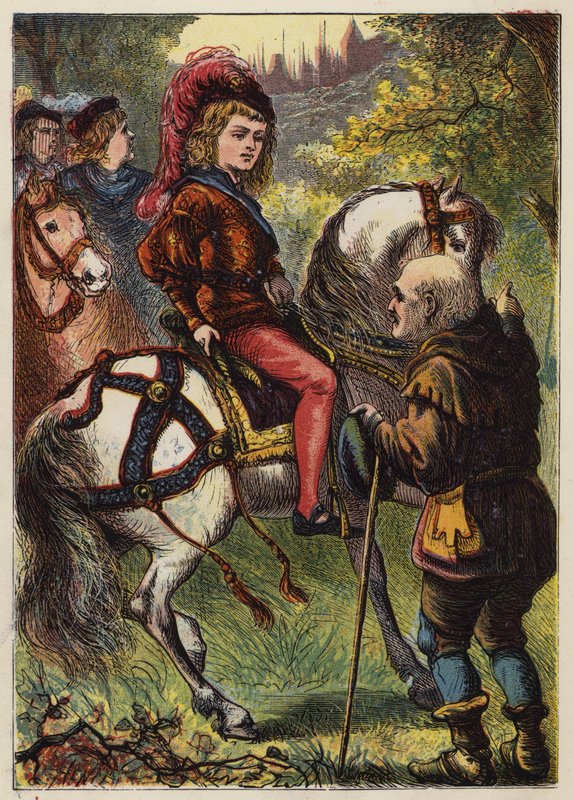 Šípková Růženka v lese (barva lito) od English School