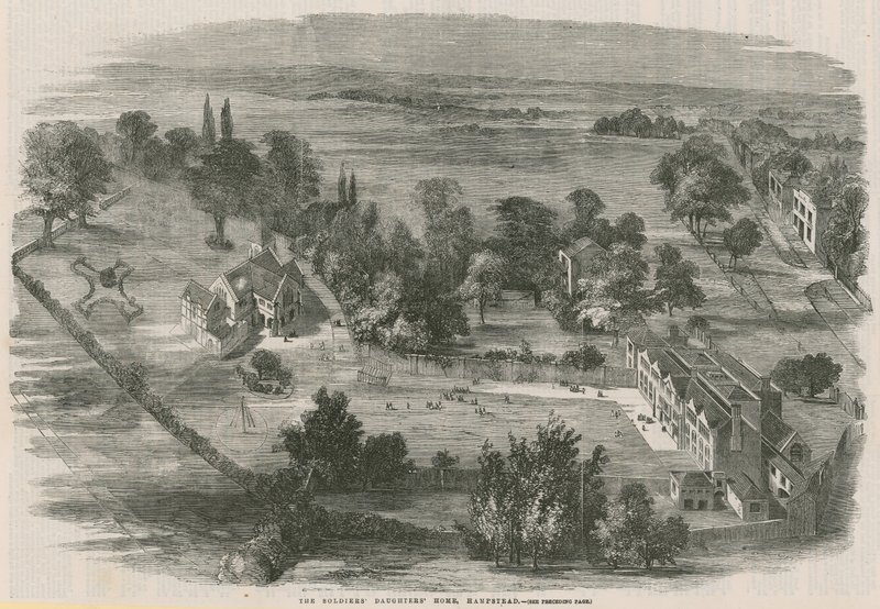 The Soldiers Daughters Home, Hampstead, Londýn od English School