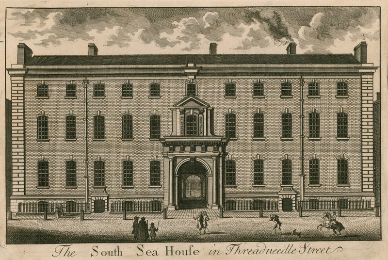 South Sea House na Threadneedle Street v Londýně od English School
