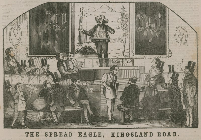 The Spread Eagle, Kingsland Road, Londýn od English School