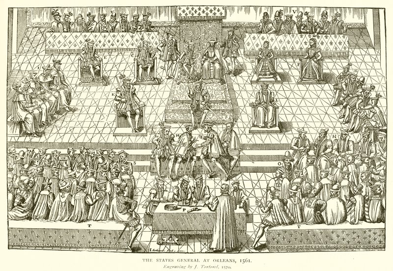 The States General at Orleans, 1561 od English School