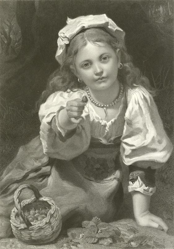 Jahodová dívka od English School