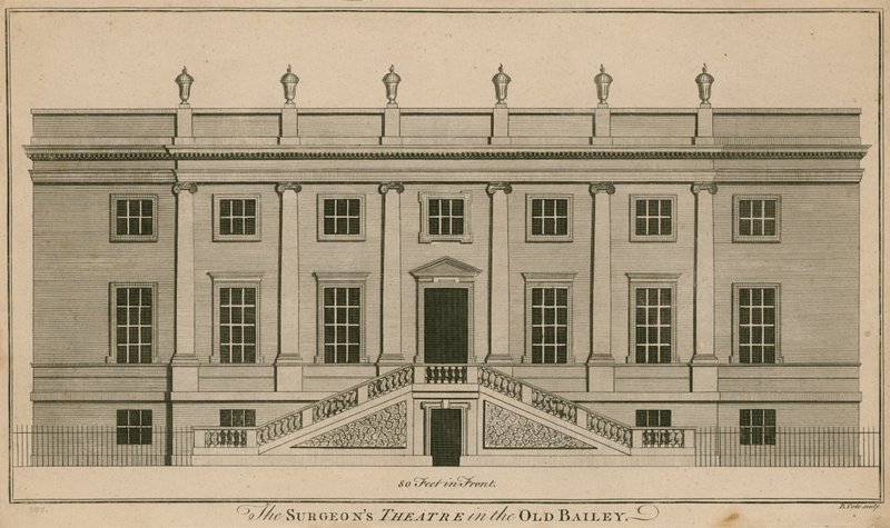 The Surgeons Theatre v Old Bailey, Londýn od English School