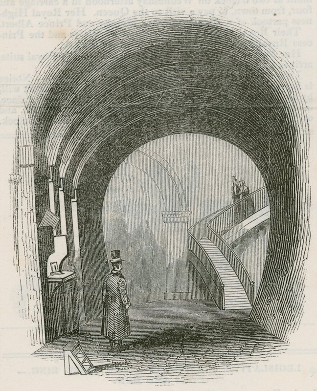 Temžský tunel od English School