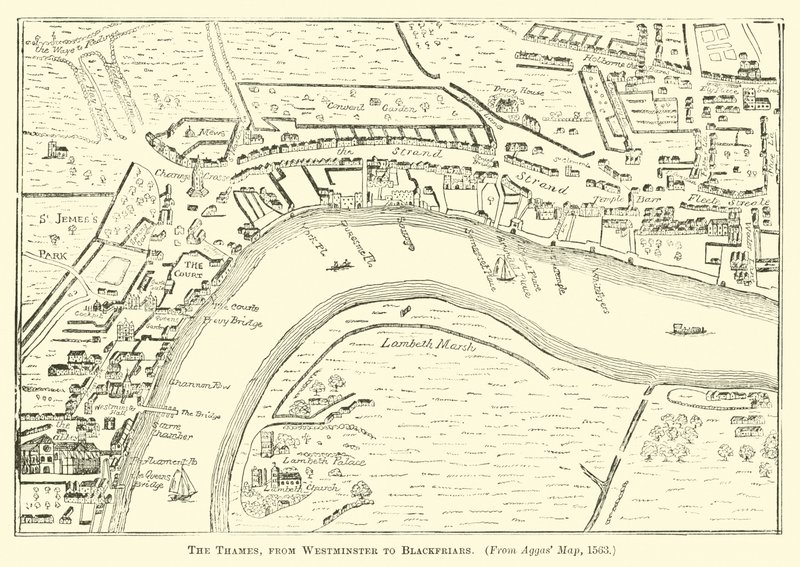Temže, od Westminsteru po Blackfriars od English School