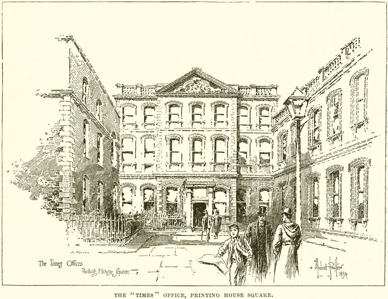 The Times Office, Printing House Square od English School