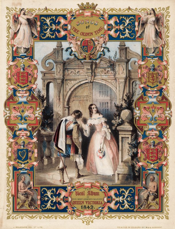 Vokální album Jejího nejmilostivějšího Veličenstva královny Viktorie 1842 od English School