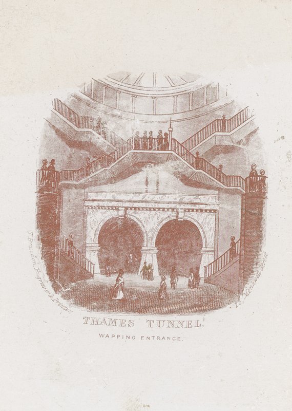 Wapping vchod do tunelu Temže od English School