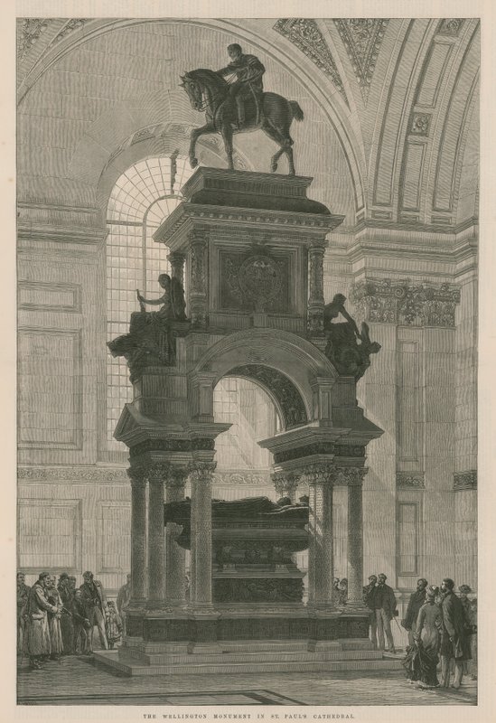 Wellingtonův památník v katedrále St Pauls od English School
