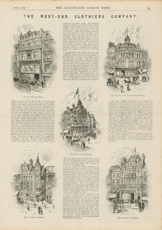 Společnost West End Clothiers Company od English School