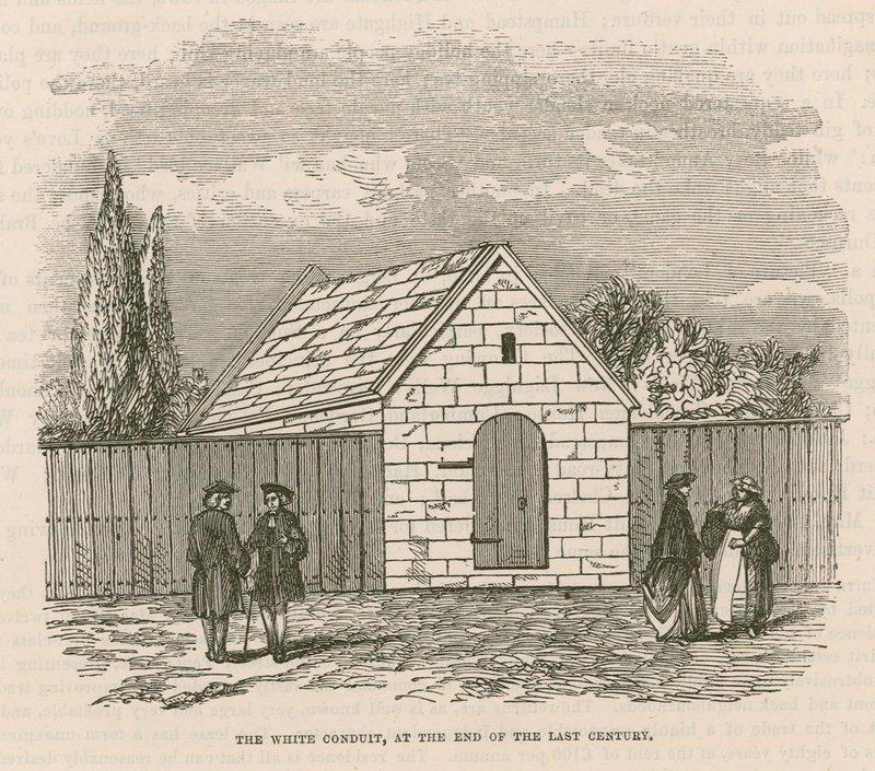The White Conduit of White Conduit House, Islington, Londýn od English School