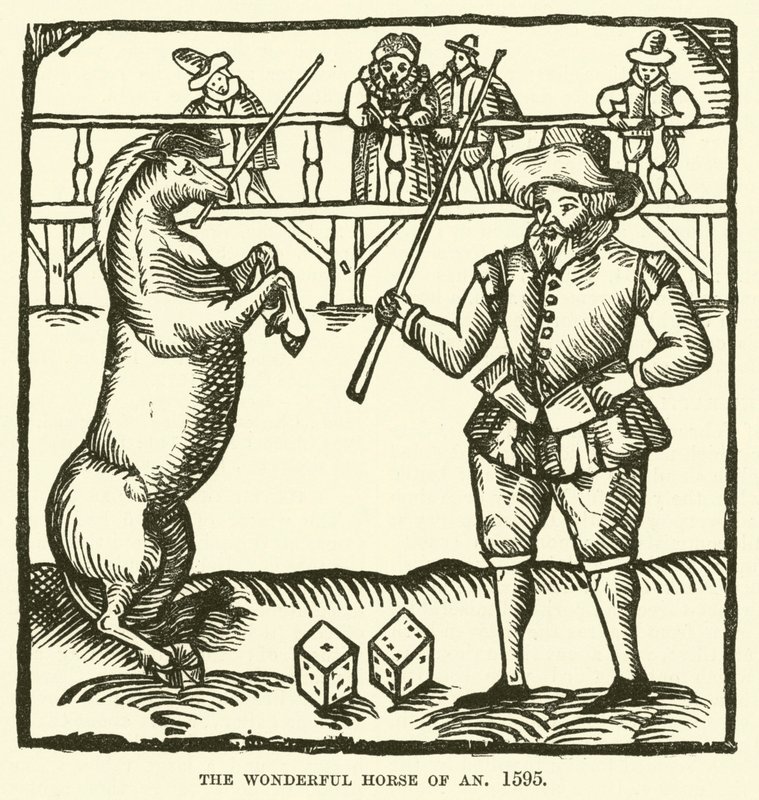 Báječný kůň An, 1595 od English School