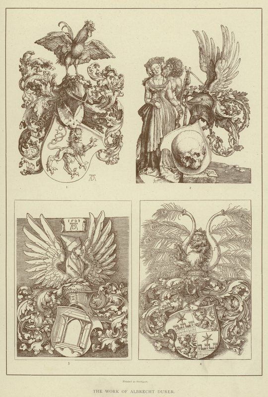 Dílo Albrechta Dürera (litografie) od English School