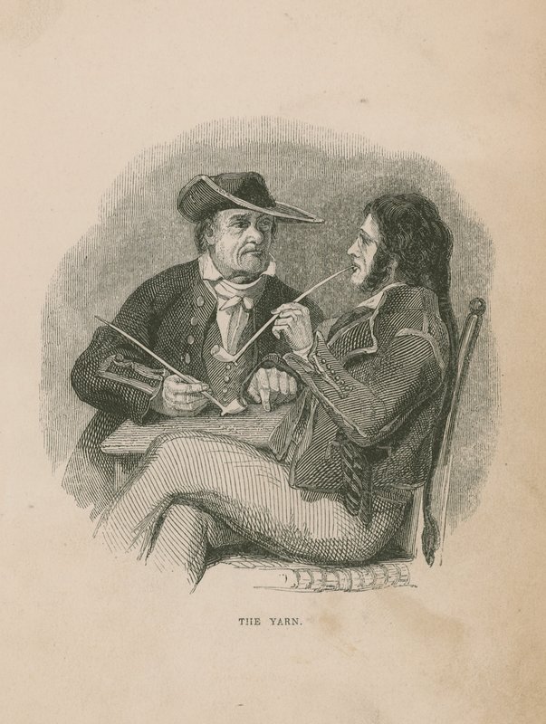 Příze; ilustrace z Poor Jack od Fredericka Marryata od English School