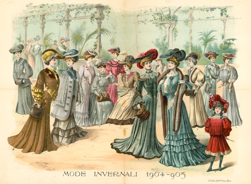 The Young Ladies Journal: Mode Invernali, 1904-05 od English School