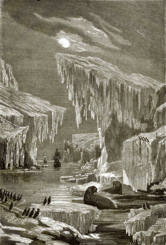 Arktické oblasti – „Erebus“ a „Terror“ v ledu od English School