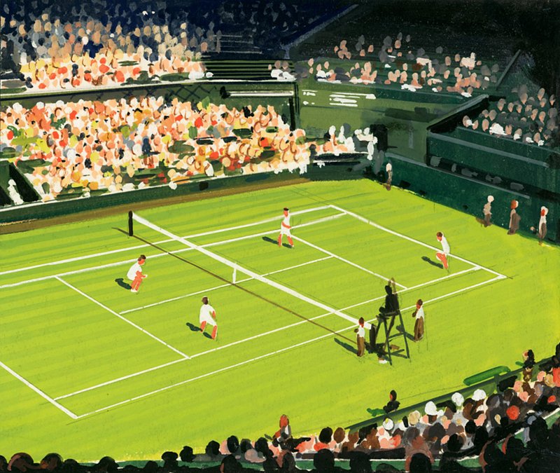 Centrální kurt ve Wimbledonu od English School