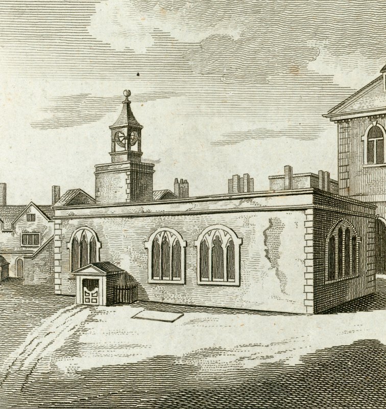Kaple v Tower of London od English School