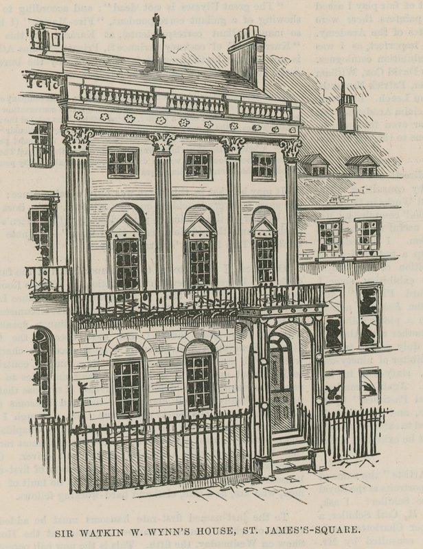 Pobouření dynamitu ve Westminsteru; Dům sira Watkina Wynnse, St James