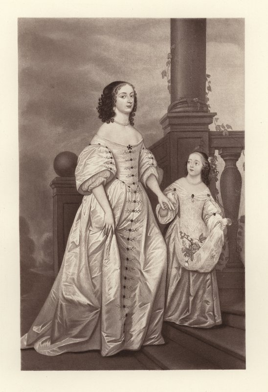 Volitelka Sophia a její dcera Sophia Charlotte královna Pruska od English School