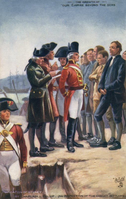 Založení Sydney, Austrálie, 1788 od English School