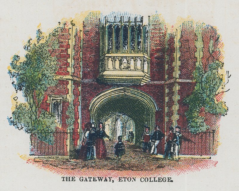 Brána, Eton College od English School