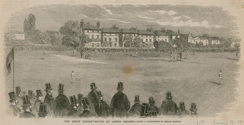 Skvělý kriketový zápas na Lords Ground od English School