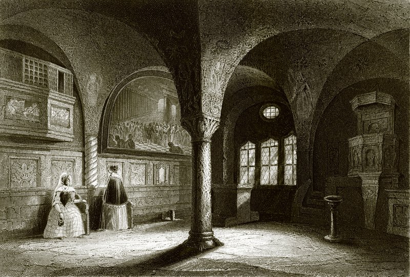 Interiér kaple Wartburg od English School