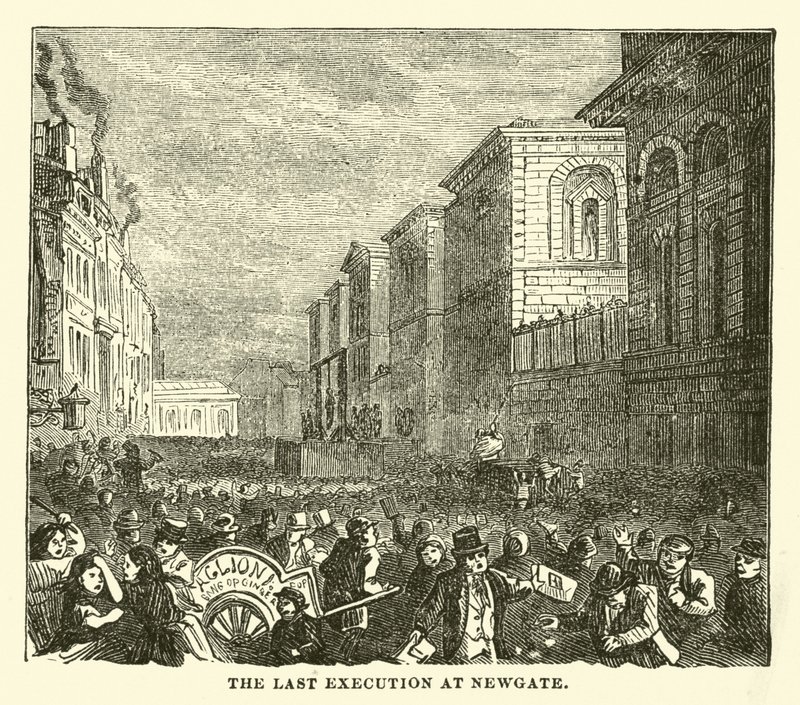 Poslední poprava v Newgate od English School