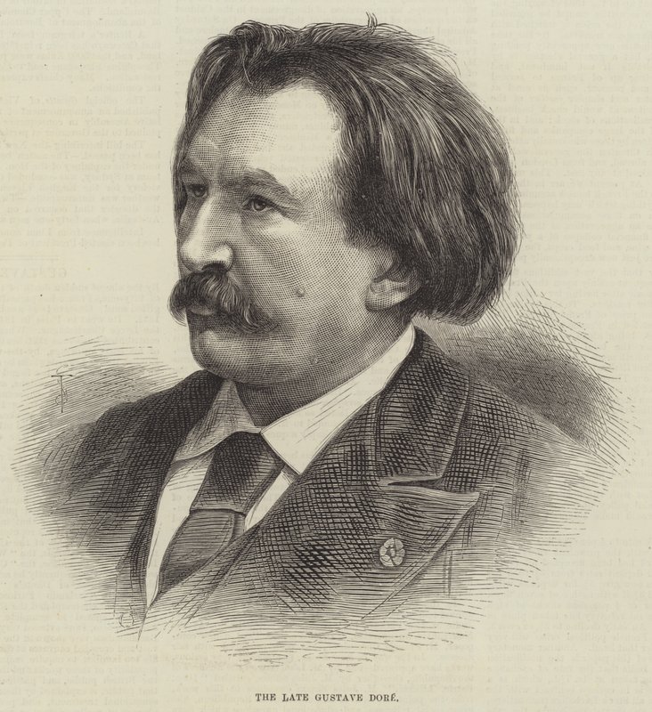 Zesnulý Gustave Dore (rytina) od English School