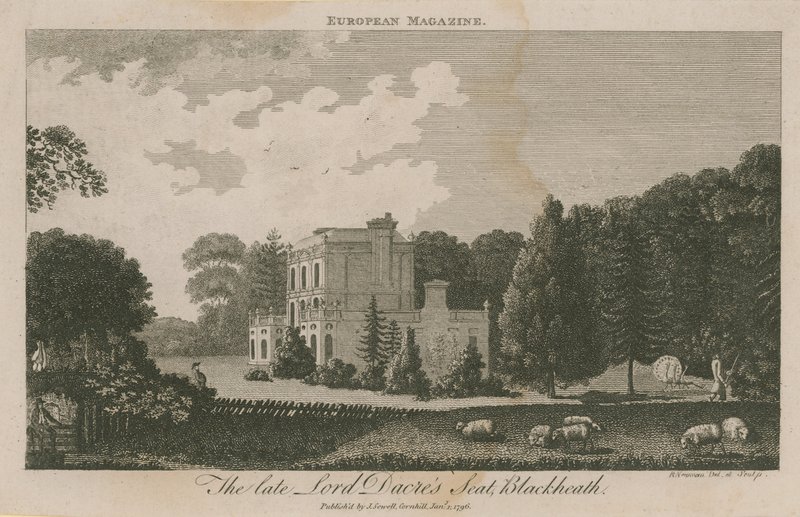 Sídlo zesnulého lorda Dacrese v Blackheath od English School