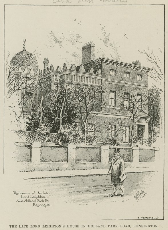 Zesnulý dům lorda Leightonse v Holland Park Road, Kensington, Londýn od English School