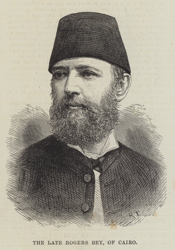 Zesnulý Rogers Bey z Káhiry (rytina) od English School