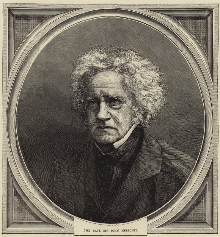 Zesnulý sir John Herschel od English School