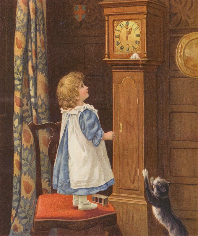 Myš vyběhla na hodiny (chromolit) od English School