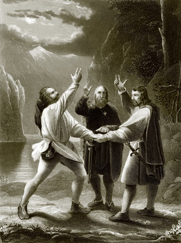 Přísaha tří Švýcarů od English School