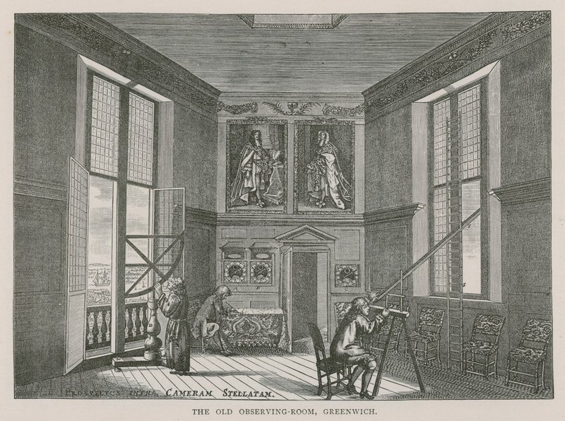 Stará pozorovací místnost, Greenwich od English School