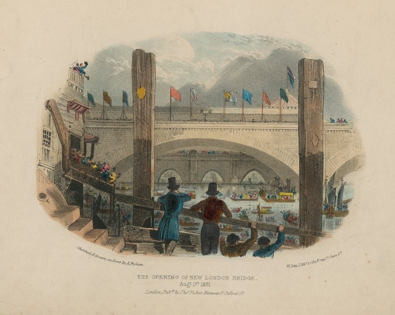 Otevření nového mostu London Bridge od English School